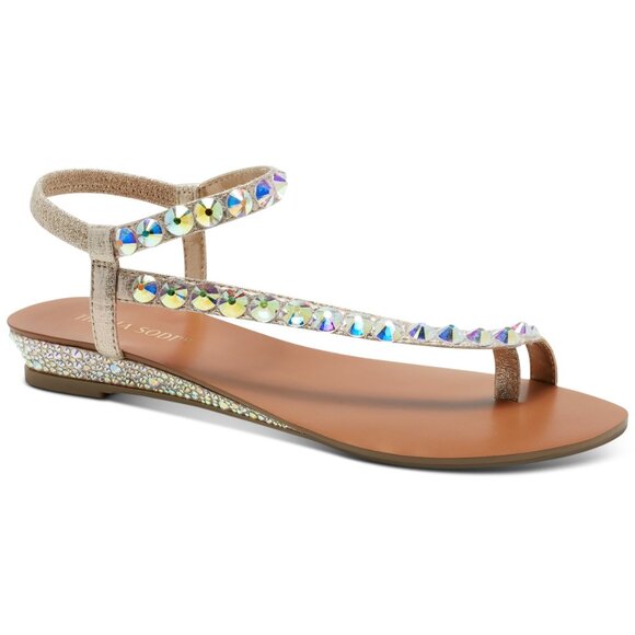 Thalia Sodi Women S Izabel Embellished Wedge Sandals - Elegant and Stylish Footw - Picture 1 of 9